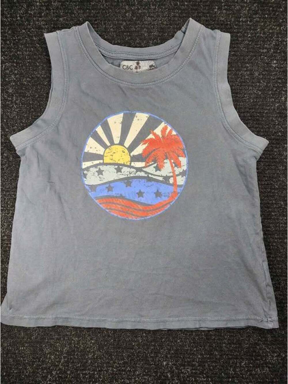 C&C California Sunwashed Tank Top